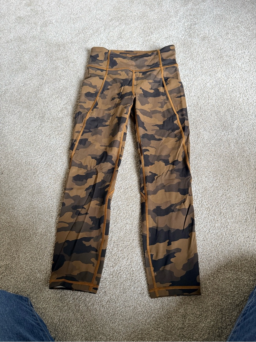 lululemon athletica Brown & Black Camo Leggings